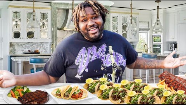 $3 Tacos in the Hood vs. $5000 Private Suite Dinner in The Beverly Hills !